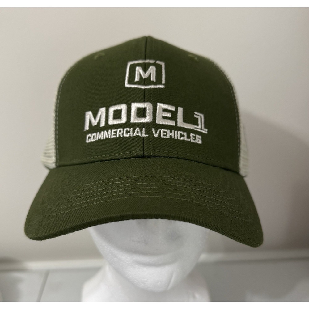 Model Commercial Vehicles Snapback Trucker Hat Green OS A Perfect Promotion NWOT